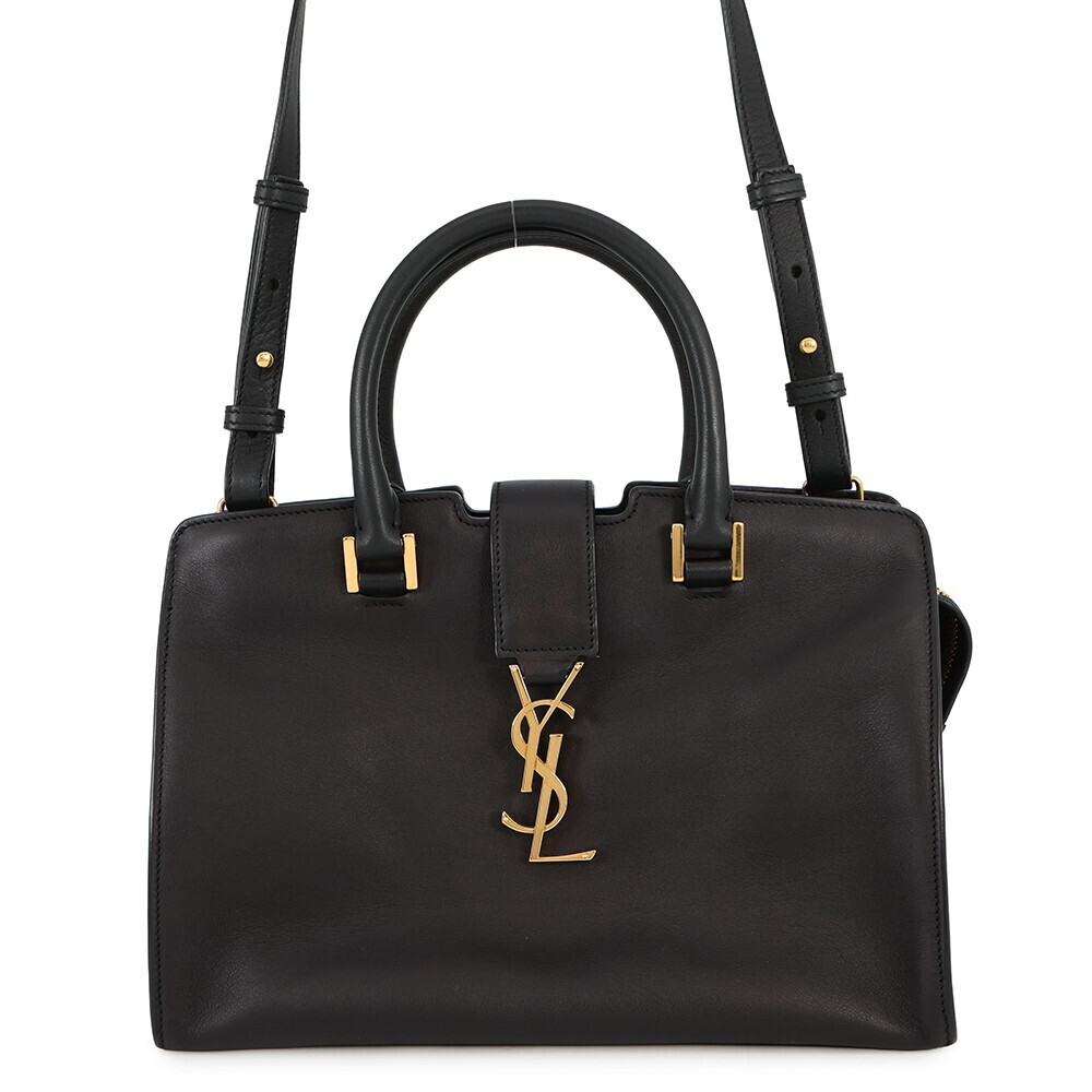 Saint Laurent Paris Baby Cabas Handbag Black Bag